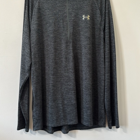 Under Armour Men’s Tech 1/2 Zip Long Sleeve Army Green Size XL - Picture 3 of 9
